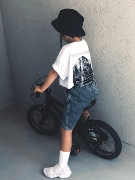 「ARCH & LINE（アーチアンドライン）のアイテム」を使った、kaiさん（キッズ・110cm）の夏コーディネート