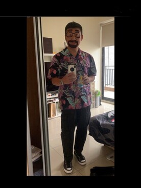 「fragment design（フラグメントデザイン）のアイテム（シューズ）」を使った、黑水さん（メンズ・167cm）の春コーディネート