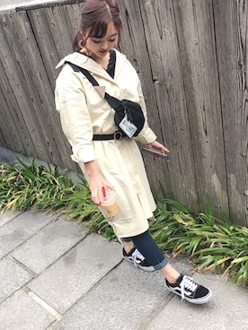 「GORGE（ゴージ）のアイテム（ワンピース/ドレス）」を使った、えぃちゃんさん（レディース・153cm）の春コーディネート