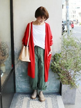 「JOURNAL STANDARD LUXE（ジャーナルスタンダード　ラックス）のアイテム」を使った、Y.Hさん（レディース・159cm）の春コーディネート