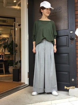 「JOURNAL STANDARD LUXE（ジャーナルスタンダード　ラックス）のアイテム」を使った、Y.Hさん（レディース・159cm）の春コーディネート