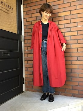 「JOURNAL STANDARD LUXE（ジャーナルスタンダード　ラックス）のアイテム（ワンピース/ドレス）」を使った、Y.Hさん（レディース・159cm）の夏コーディネート