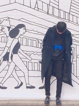 裸猿さん（メンズ・181cm）の冬コーディネート