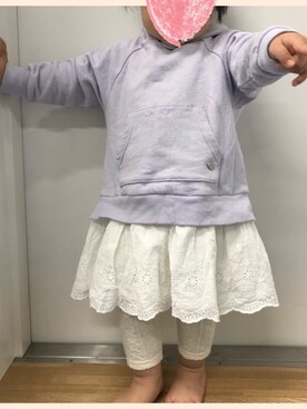 「sense of wonder（センスオブワンダー）のアイテム（レギンス/スパッツ）」を使った、ちゃんまん♡はなこんさん（キッズ・80cm）の春コーディネート