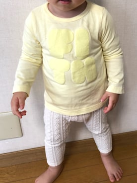 「sense of wonder（センスオブワンダー）のアイテム（レギンス/スパッツ）」を使った、ちゃんまん♡はなこんさん（キッズ・80cm）の春コーディネート