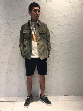 上ノ山 寛瑛さん（メンズ・172cm）の春コーディネート