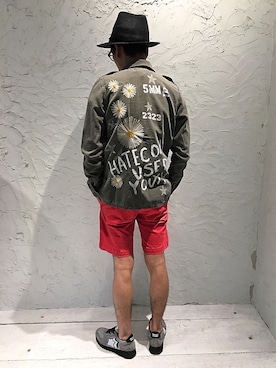 上ノ山 寛瑛さん（メンズ・172cm）の夏コーディネート