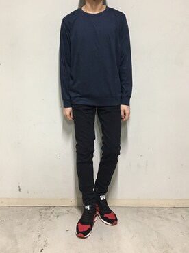 「ミノトール」｜上ノ山 寛瑛さん（メンズ・172cm）の秋コーディネート