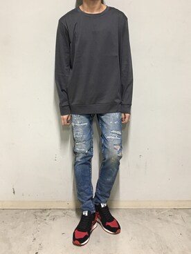 「ミノトール」｜上ノ山 寛瑛さん（メンズ・172cm）の秋コーディネート