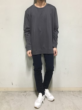 「ミノトール」｜上ノ山 寛瑛さん（メンズ・172cm）の秋コーディネート