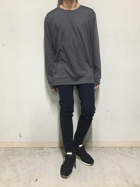 「ミノトール」｜上ノ山 寛瑛さん（メンズ・172cm）の秋コーディネート