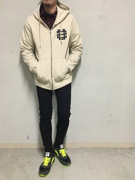 上ノ山 寛瑛さん（メンズ・172cm）の冬コーディネート