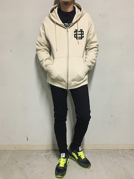 上ノ山 寛瑛さん（メンズ・172cm）の冬コーディネート