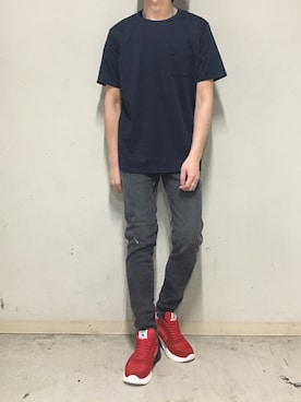 「ミノトール」｜上ノ山 寛瑛さん（メンズ・172cm）の春コーディネート