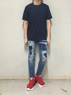 「ミノトール」｜上ノ山 寛瑛さん（メンズ・172cm）の春コーディネート