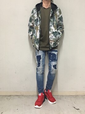 「ミノトール」｜上ノ山 寛瑛さん（メンズ・172cm）の春コーディネート