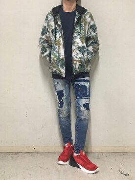 「ミノトール」｜上ノ山 寛瑛さん（メンズ・172cm）の春コーディネート