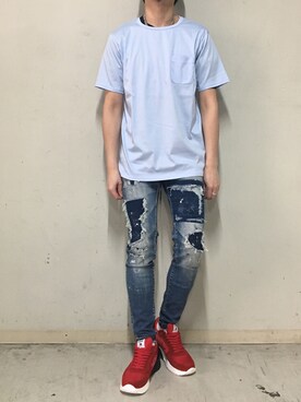 「ミノトール」｜上ノ山 寛瑛さん（メンズ・172cm）の春コーディネート