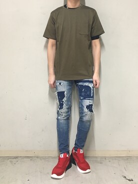 「ミノトール」｜上ノ山 寛瑛さん（メンズ・172cm）の春コーディネート