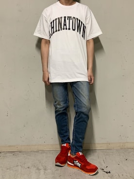 「Big John」｜上ノ山 寛瑛さん（メンズ・172cm）の春コーディネート