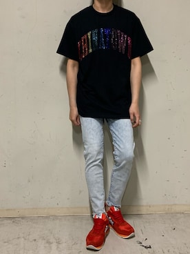 「Big John」｜上ノ山 寛瑛さん（メンズ・172cm）の夏コーディネート