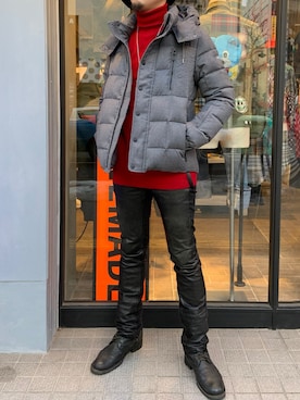 上ノ山 寛瑛さん（メンズ・172cm）の冬コーディネート