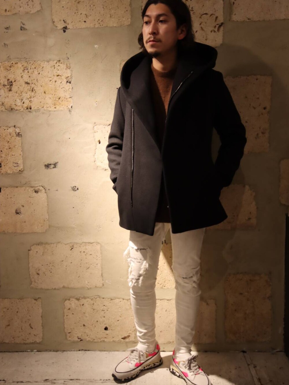 junhashimotoジュンハシモトB2ndコラボ希少品ショート丈ラップコート 要注意アイテム / “ WRAP COAT ・INNER RIDERS 2nd ” | junhashimoto