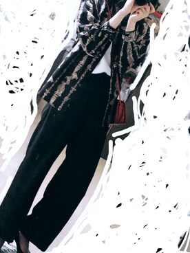 「H&M DIVIDED（エイチアンドエム　ディヴァイデッド）のアイテム（スラックス）」を使った、ととさん（レディース・172cm）の春コーディネート