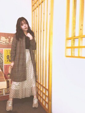 可爱不多不多さん（レディース・161cm）の秋コーディネート