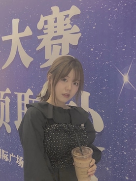 「LILY BROWN（リリーブラウン）のアイテム（シャツワンピース）」を使った、可爱不多不多さん（レディース・161cm）の秋コーディネート