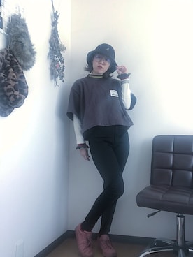 ちゃんなかさん（レディース・155cm）の冬コーディネート