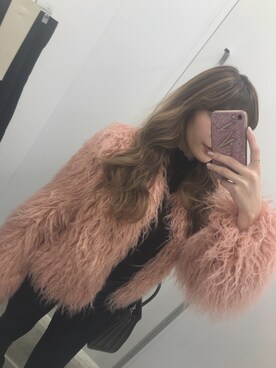 「eimy istoire」｜「アイテム（その他アウター）」を使った、#マナさん（レディース・163cm）の冬コーディネート