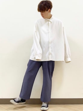 「ZIP FIVE（ジップファイブ）のアイテム（パンツ）」を使った、おだまや  さん（メンズ・171cm）の夏コーディネート