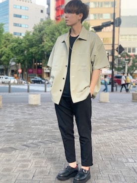 「ZIP FIVE（ジップファイブ）のアイテム（パンツ）」を使った、おだまや  さん（メンズ・171cm）の夏コーディネート