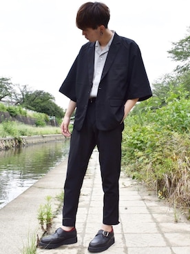 「ZIP FIVE（ジップファイブ）のアイテム（ジャケット/アウター）」を使った、おだまや  さん（メンズ・171cm）の夏コーディネート