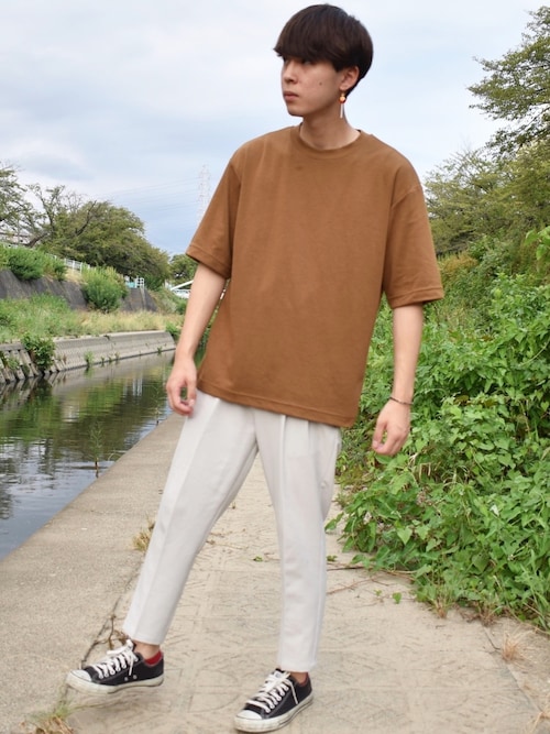 おだまや ユニクロのtシャツ カットソーを使ったコーディネート Wear