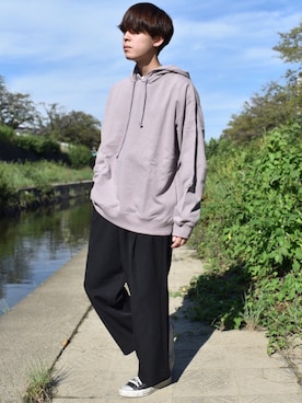 「ラブアンドピース2020」｜「アイテム（スラックス）」を使った、おだまや  さん（メンズ・171cm）の秋コーディネート
