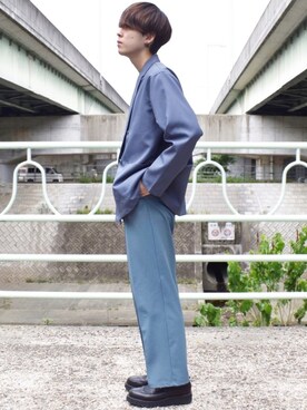 「HARE（ハレ）のアイテム（シューズ）」を使った、おだまや  さん（メンズ・171cm）の秋コーディネート