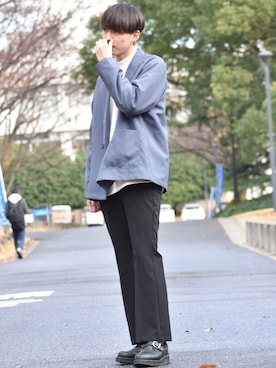 「HARE（ハレ）のアイテム（シューズ）」を使った、おだまや  さん（メンズ・171cm）の冬コーディネート