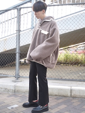 「HARE（ハレ）のアイテム（シューズ）」を使った、おだまや  さん（メンズ・171cm）の冬コーディネート