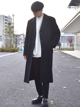 「HARE（ハレ）のアイテム（シューズ）」を使った、おだまや  さん（メンズ・171cm）の冬コーディネート