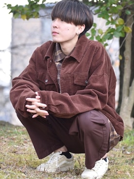 「kutir（クティール）のアイテム（ジャケット/アウター）」を使った、おだまや  さん（メンズ・171cm）の冬コーディネート