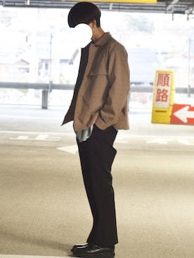 「HARE（ハレ）のアイテム（シューズ）」を使った、おだまや  さん（メンズ・171cm）の冬コーディネート