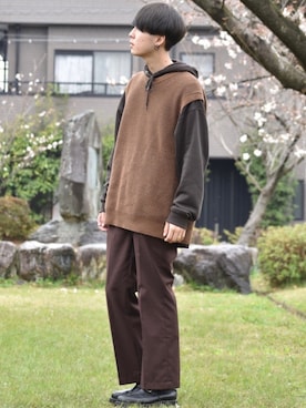 「HARE（ハレ）のアイテム（シューズ）」を使った、おだまや  さん（メンズ・171cm）の春コーディネート
