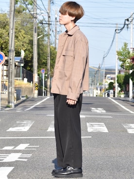 「HARE（ハレ）のアイテム（シューズ）」を使った、おだまや  さん（メンズ・171cm）の春コーディネート
