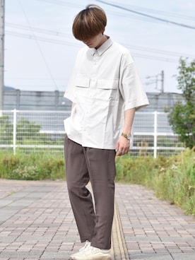 「BeAMS DOT（ビームスドット）のアイテム」を使った、おだまや  さん（メンズ・171cm）の春コーディネート