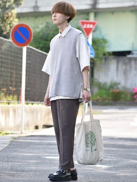 「BeAMS DOT（ビームスドット）のアイテム」を使った、おだまや  さん（メンズ・171cm）の夏コーディネート