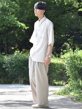 「BeAMS DOT（ビームスドット）のアイテム」を使った、おだまや  さん（メンズ・171cm）の夏コーディネート