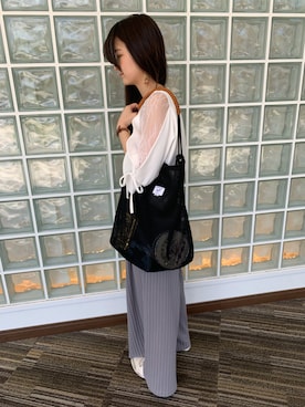 「ACCOMMODE（アコモデ）のアイテム」を使った、ACCOMMODE西宮ガーデンズ店さん（レディース・160cm）の夏コーディネート