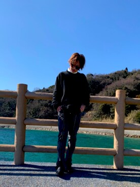 「endevice（エンデヴァイス）のアイテム（パンツ）」を使った、sho_sさん（メンズ・168cm）の冬コーディネート